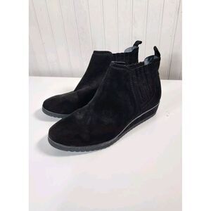 Franco Sarto Boots Womens 6 M Black Brice‎ Ankle Booties